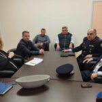 Συνάντηση εργασίας της  Δημάρχου με στελέχη της Ελληνικής Αστυνομίας για την ενίσχυση του αισθήματος ασφάλειας στην πόλη